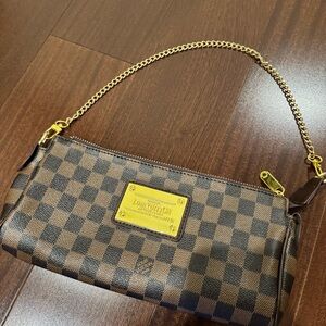 Brown Leather Checkered Womens luxury Shoulder Bag